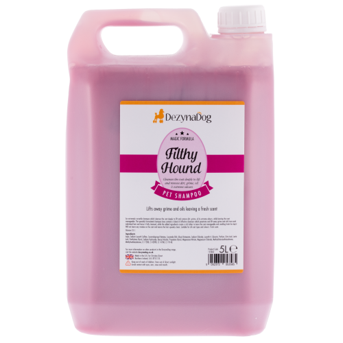 Шампунь Dezynadog Filthy Hound Deep Clean д/глибокої очищення брудної шерсті дезодорує, має стійкий аромат
