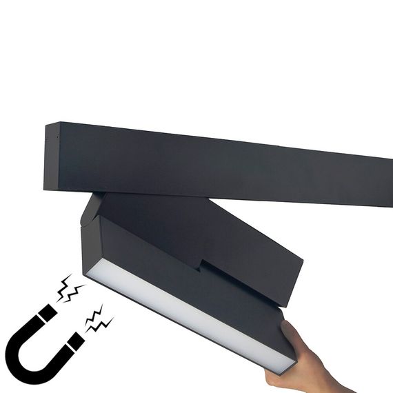 Магнітний трековий світильник PROLUM™ M20; 12W; 48V; SERIES "MF"; Білий 4000K | Зображення 4