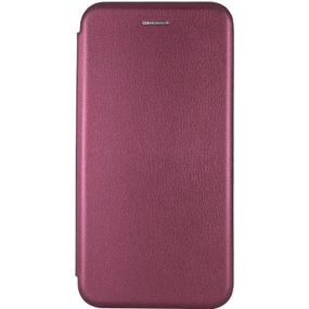 Кожаный чехол-книжка Classy для Apple iPhone 11 (6.1") Бордовый