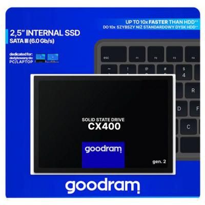 SSD накопичувач Goodram CX400 512GB GEN.2 SATAIII TLC (SSDPR-CX400-512-G2) (SSDPR-CX400-512-G2) | Зображення 3