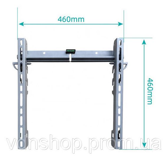 Кронштейн настенный 30-80, Крепление для телевизора на стену, Крепление для ТВ с регулировкой угла UQ-55 | Зображення 4