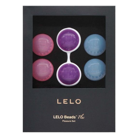 Набір вагінальних кульок LELO Beads Plus, діаметр 3,5 см, змінне навантаження, 2х28, 2х37 і 2х60 г, Різнокольоровий | Зображення 3