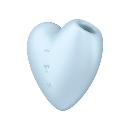 Вакуумний стимулятор клітора Cutie Heart колір: блакитний Satisfyer (Німеччина) Sex Aura