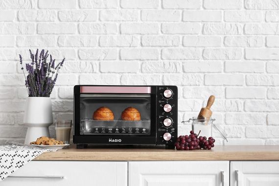 Електродуховка настільна Magio MG-247, 20 л, 1500 Вт, з конвекцією і таймером | Зображення 2