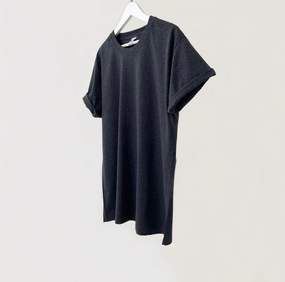 Мужская футболка классическая с коротким рукавом OW0001 цвет темно-серый размер М