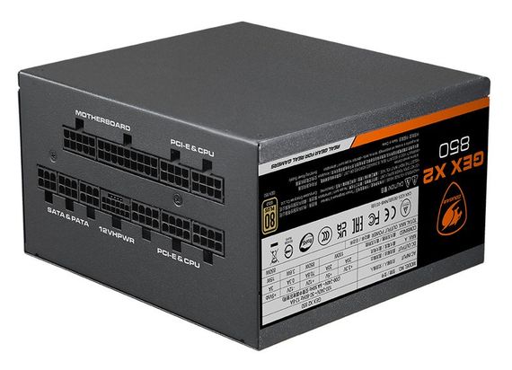 Блок живлення Cougar GEX X2 850, 850 Вт, 80 Plus Gold, модульний | Зображення 3
