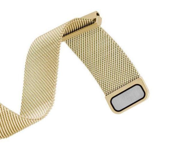 Миланский сетчатый ремешок Primo для часов Samsung Galaxy Watch 46 mm (SM-R800) - Gold | Зображення 2
