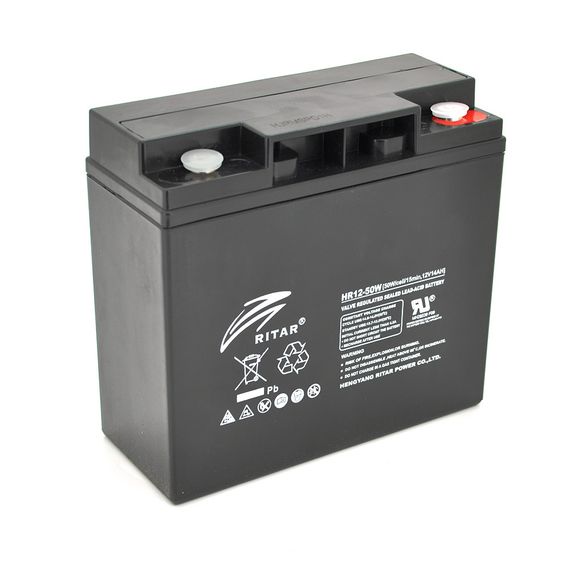 Аккумуляторная батарея AGM RITAR HR1250W, Black Case