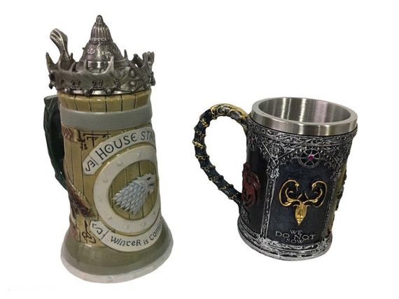 Подарунковий набір Кухоль Game Of Thrones House Stark Гра Престолів Дім Старків і Game Of Thrones Winter Coming | Зображення 2