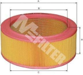 Фільтр повітряний FORD Transit (вир-во M-filter) MFILTER A121 на FORD TRANSIT автобус (T_ _)