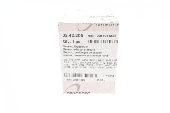 Датчик давления выхлопных газов Mercedes Benz Sprinter 906 907 910 Vito W447 06- 02.42.205 | Зображення 7