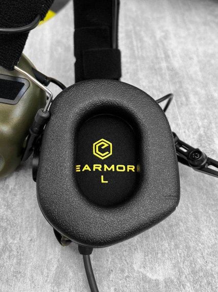 Тактичні навушники Opsmen EARMOR M32 MOD3 олива ДН7153 | Зображення 1