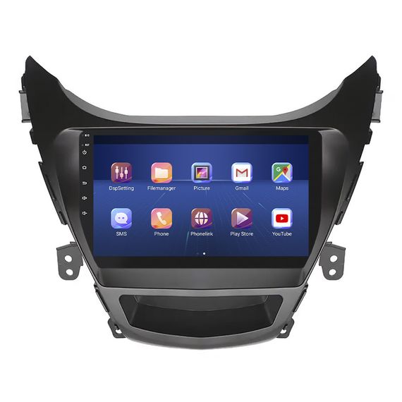 Штатная магнитола Lesko для Hyundai Elantra V (MD) 2010-2014 экран 9" 4/64Gb 4G Wi-Fi GPS Top | Зображення 1