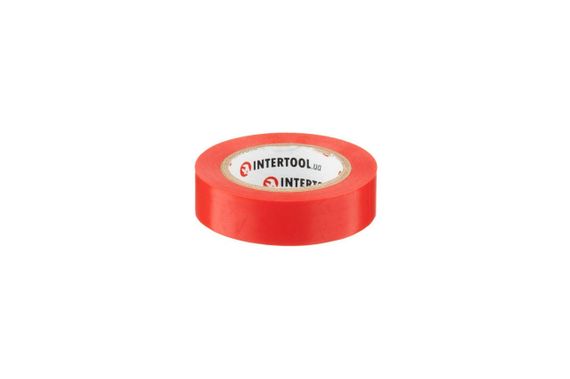 Лента изоляционная Intertool - 10 м x 17 x 0,15 мм красная (IT-0030) | Зображення 1