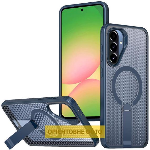 Чохол TPU Breeze with MagSafe stand для Xiaomi Redmi 14C / Poco C75 Blue
