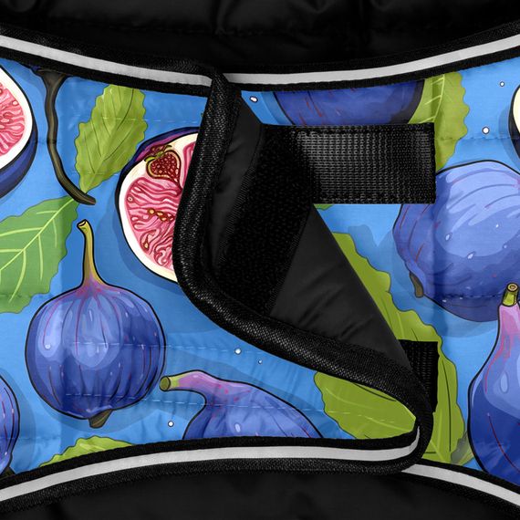 Курточка-накидка для собак WAUDOG Clothes, малюнок "Інжир", XL, А 47 см, B 68-80 см, С 42-52 см | Зображення 3