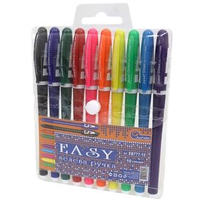 Набор гелевых ручек EB777-10 в наборе 10 цветов