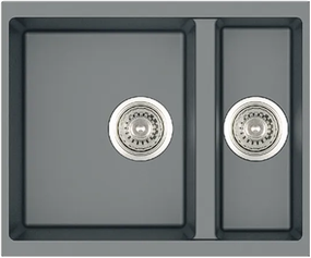 Кухонна мийка Fabiano Quadro 56x46x15 Titanium 8221.301.0649