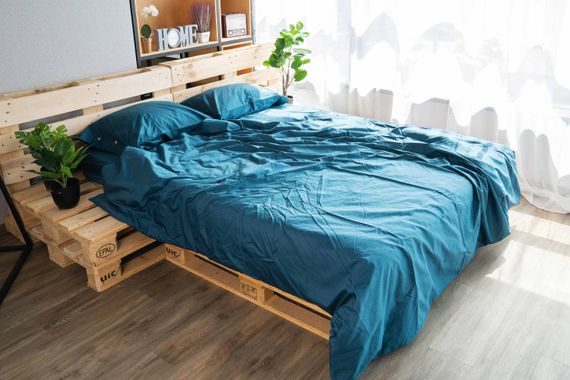 Простирадло ARDESTO на резинці Mix&amp;Match, 180x200+30см, 100% бавовна, сатин, океан (ART1820FSB) | Зображення 5