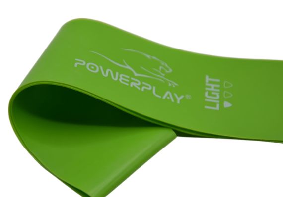 Резинка для фитнеса Паверплей 4114 Mini Power Band 0.8мм. Light Зеленая (5-8кг) | Зображення 3