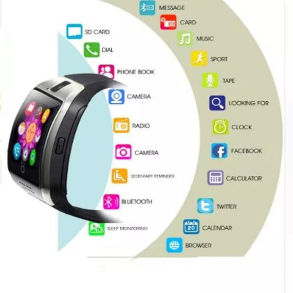 Смарт-годинник Smart Watch Q18. KM-494 Колір: срібний | Зображення 7