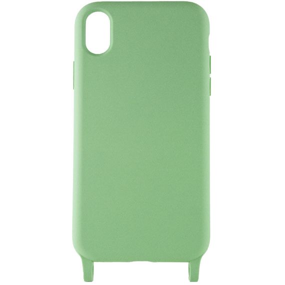 Чехол TPU two straps California для Apple iPhone XR (6.1") Силикон, Зеленый / Pistachio | Зображення 1