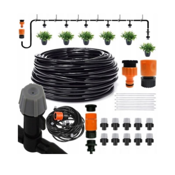 Садовий туманоутворювач для альтанок, зрошувач для саду, система туманоутворення, 19.9 м | Зображення 1