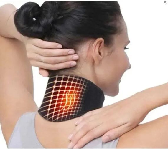 Шейный бандаж с подогревом, шейный пояс облегчение боли в мышцах шеи | Зображення 1