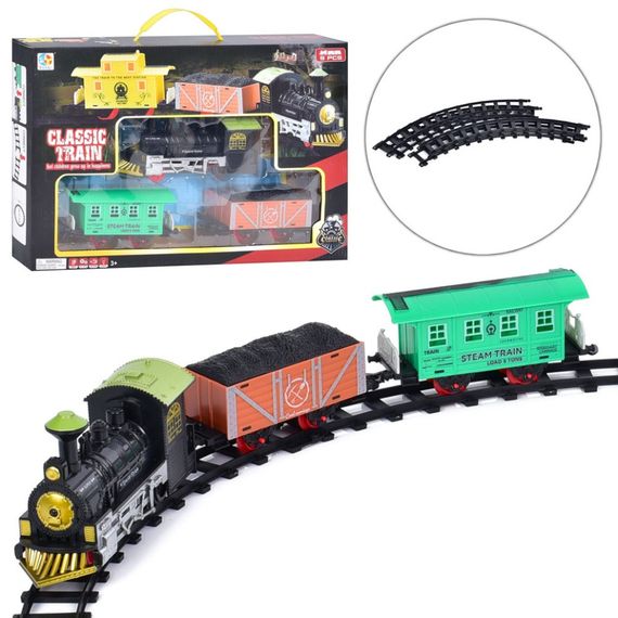 Детский игровой набор "Железная дорога" TL47 локомотив, два вагона | Зображення 3