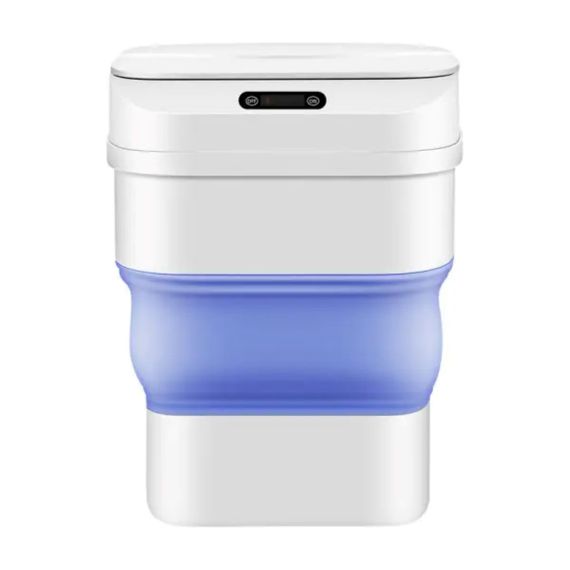 Відро для сміття складане із сенсорною кришкою від 8 л до 17.5 л Синій HPLN3