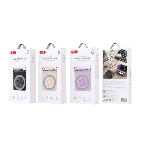 Універсальна Мобільна Батарея Power Bank XO PR226 Mini Transparent Magnetic Absorption 15W 10000mAh Колір | Зображення 2