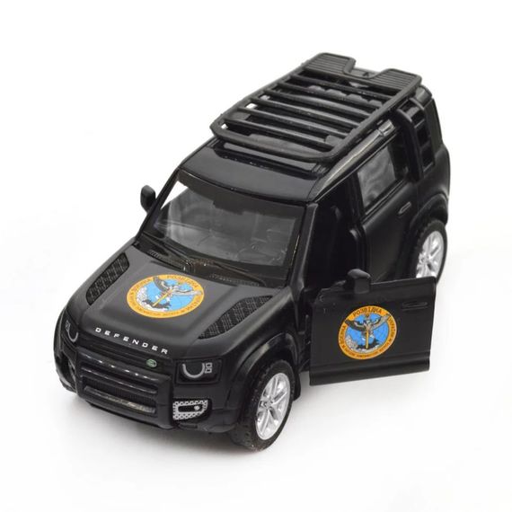 Автомодель серії «Шеврони Героїв» Land Rover Defender 110 «ГУР МО» TechnoDrive 250364M