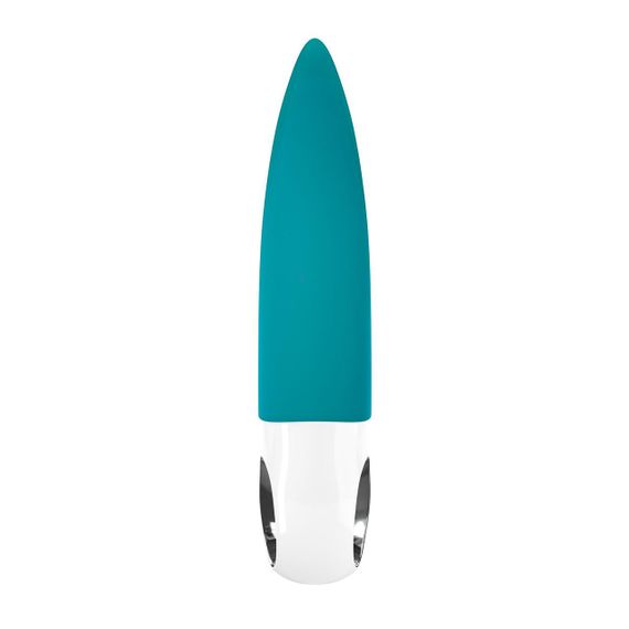 Вібратор для клітора Fun Factory VOLTA petrol, гнучкий подвійний кінчик Sex Aura | Зображення 4