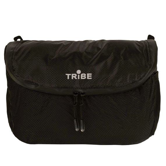 Косметичка Tribe Wash Organizer підвісна, дорожня косметичка-органайзер трайб, для гігієни в похід та подорож, чорна 4л | Зображення 8