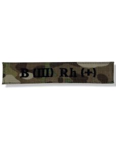 Нашивка група крові (В(III) Rh+) Мультикам
