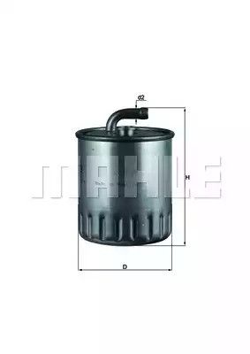 Фільтр паливний MAHLE/KNECHT Daimler, MAHLE/KNECHT (KL179) | Зображення 2