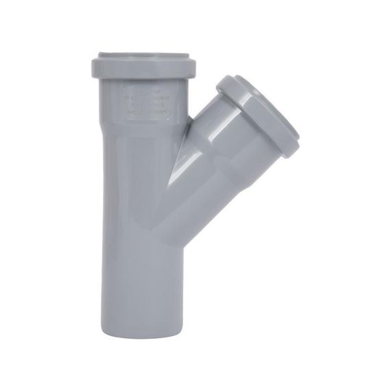 Тройник PPR канализационный TA Sewage 50, 45° | Зображення 3