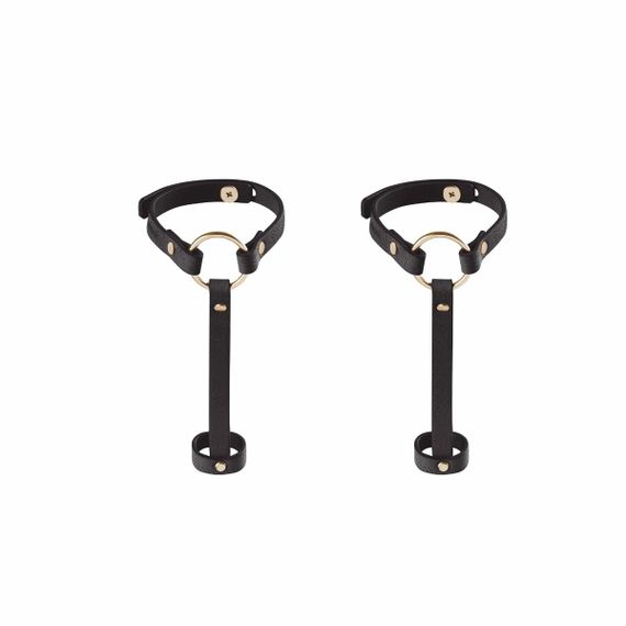 Браслети на зап'ястя та палець MAZE Bijoux Indiscrets чорні, OS Sex Aura | Зображення 3