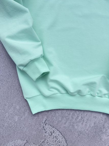 Костюм Stone Island світшот м'ята, чорні штани+ 2 пари шкарпеток у подарунок | Зображення 3