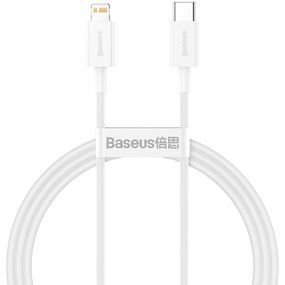 Дата кабель Baseus Superior Series Fast Charging Type-C to Lightning PD 20W (1.5m) (CATLYS-B) Білий