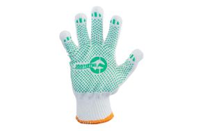 Перчатки Intertool - 70/30 с точкой 68г белые 9" (SP-0133)