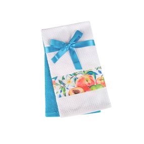 Набір рушників Home and More 10145 Туреччина 40*60 см  Бавовна Блакитний з білим