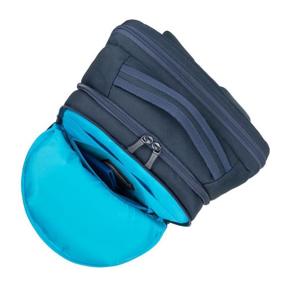 Рюкзак городской Rivacase 7764 Dark Blue 29х43х18 см темно-синий | Зображення 8