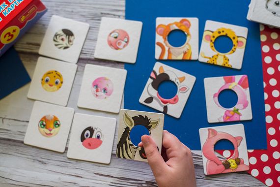 Детские учебные пазлы. Забавные зверьки 13203008, 14 развивающих игр в наборе | Зображення 5