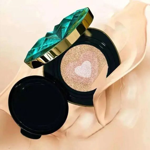 Трехцветный кушон для лица + спонжик 10мл, Drawshe / Увлажняющий тональный крем кушон / Крем пудра кушон | Зображення 4