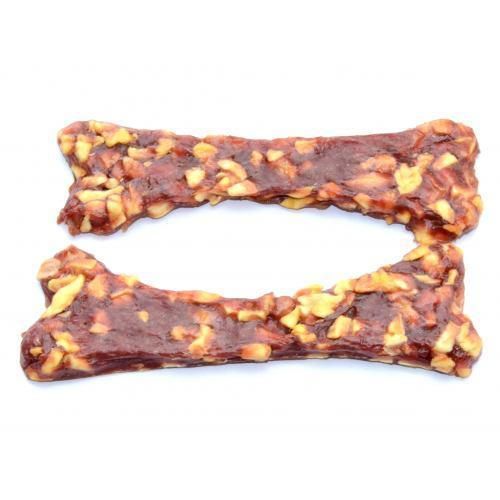 Ласощі Yalute Bone Shape of Duck and Apple для собак, утка і яблуко, 100 г | Зображення 1