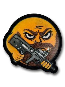ПАТЧ (НАШИВКА) "Колобок з бородою" ПВХ