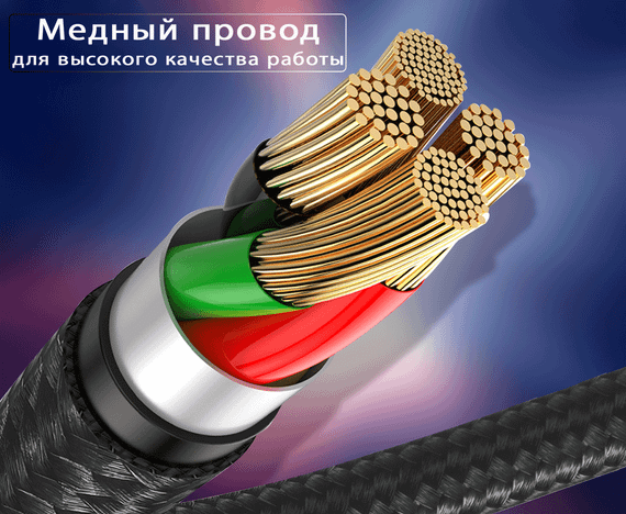 USB кабель Kaku KSC-283 USB - Type-C 1m - Black | Зображення 1