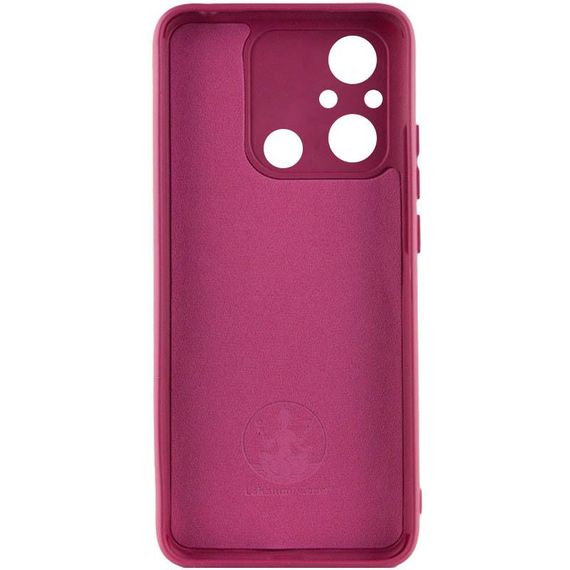 Чохол TPU GETMAN Liquid Silk Full Camera для Xiaomi Redmi 12C Бордовий / Marsala | Зображення 1