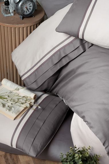Комплект постільної білизни First Choice Deluxe Satin 200х220 Groovy Quicksilver | Зображення 1